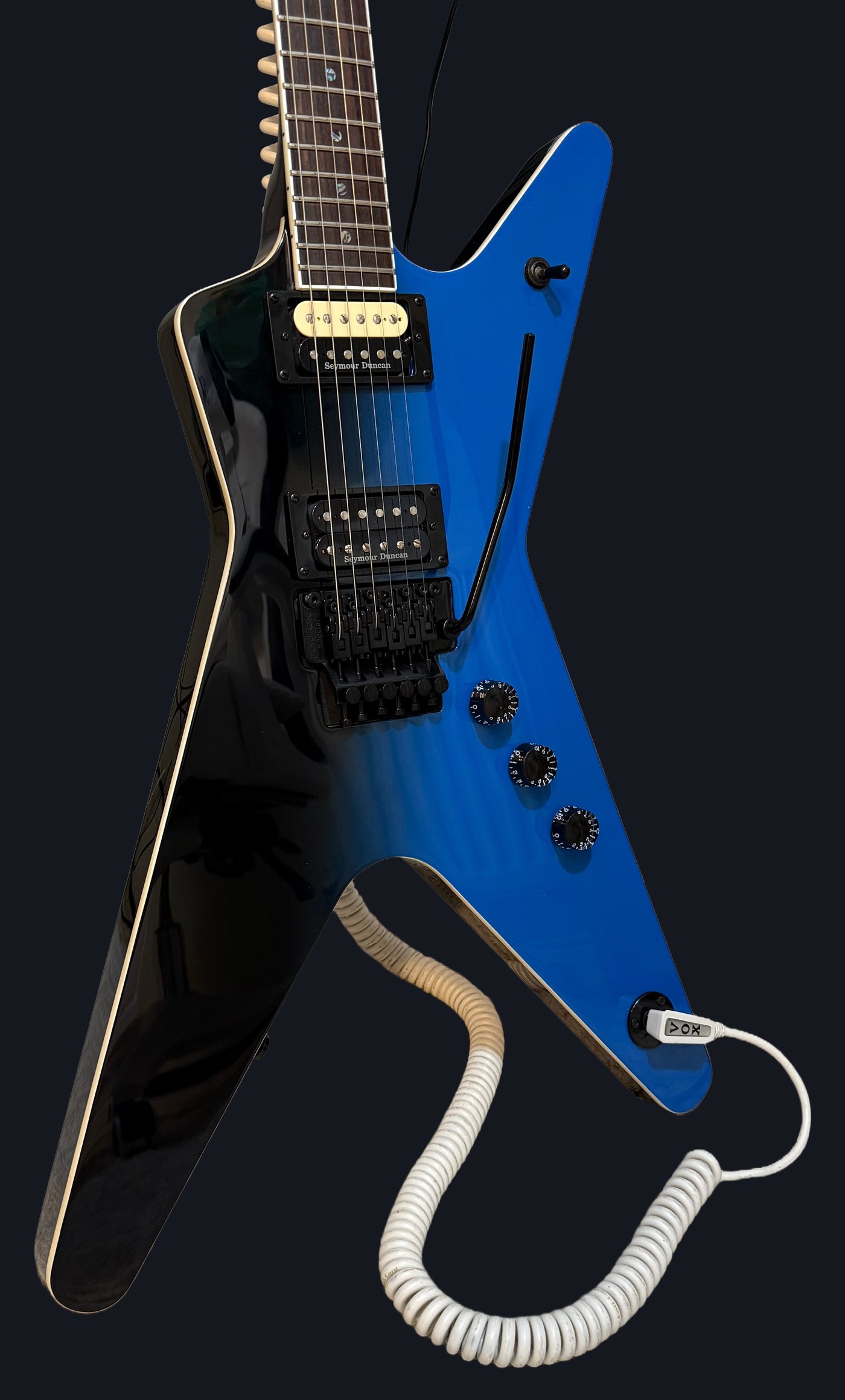 Dean ML 79 in black to blue fade